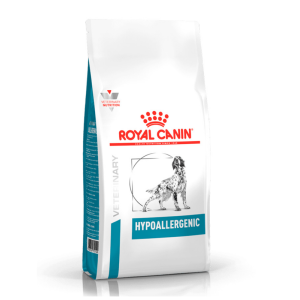 Royal Canin Veterinary Hypoallergenic sausas maistas alergiškiems šunims, 14 kg