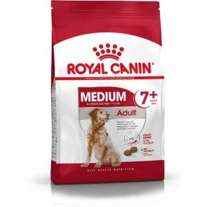 ROYAL CANIN subrendusiems vidutinių veislių šunims Medium adult +7, 4 kg