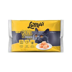 La Murr drėgnas kačių maistas su su paukštiena, 4 x (6 x 100 g)