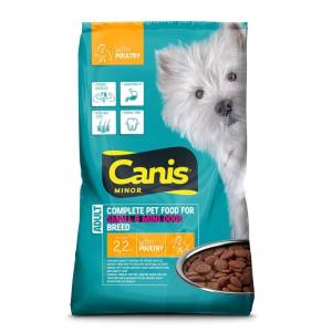 Canis Minor sausas šunų maistas su vištiena, 7 x 2,2 kg