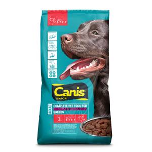 Canis Major sausas šunų maistas su jautiena, 5 x 3 kg