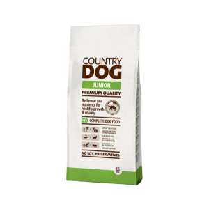 Country Dog Junior sausas maistas jauniems šunims, 15 kg