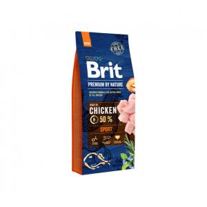 Brit Premium By Nature Sport sausas maistas aktyviems šunims, 15 kg