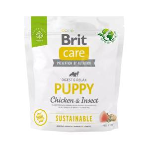 Brit Care Sustainable Puppy Chicken&Insect sausas maistas šuniukams, 3 kg