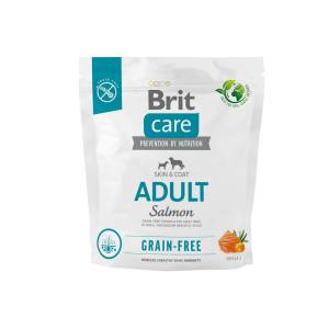 Brit Care Grain-free Adult Salmon begrūdis, sausas maistas šunims, 1 kg