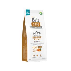 Brit Care Grain-free Senior&Light Salmon begrūdis, sausas maistas vyresnio amžiaus šunims, 12 kg