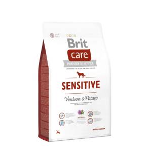 Brit Care Grain-free Sensitive Venison begrūdis, sausas maistas jautriems šunims, 3 kg