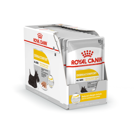 Royal Canin Dermomfort Care Humid Dog Foods For Dogs With Skin Prompt to Erisonment and Itching, 85 G Royal Canin - 1