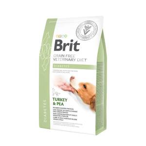 Brit GF Veterinary Diets Dog Diabetes begrūdis, sausas maistas diabetu sergantiems šunims, 2 kg