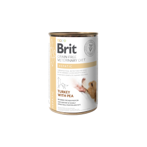 Brit GF Veterinary Diets Hepatic drėgnas maistas šunims, turintiems kepenų nepakankamumą, 0,4 kg