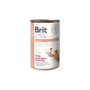 Brit GF Veterinary Diets Renal drėgnas maistas šunims, turintiems inkstų nepakankamumą, 0,4 kg
