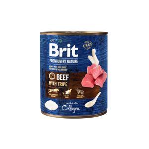 Brit Premium by Nature Beef with Tripes drėgnas maistas šunims, 400 g