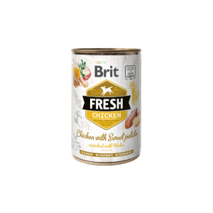 Brit Fresh konservai šunims Chicken&Sweet Potato, 400 g