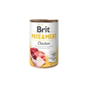 Brit Care Chicken Pate&Meat drėgnas maistas šunims, 400 g
