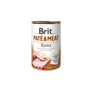 Brit Care Rabbit Paté & Meat drėgnas maistas šunims, 400 g
