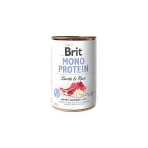 Brit Care Mono Protein Lamb&Rice drėgnas maistas alergiškiems, turintiems jautrų virškinimą šunims, 400 g