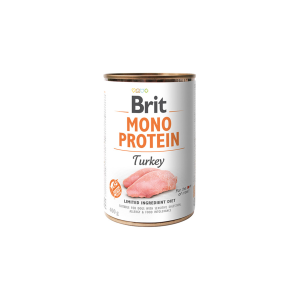 Brit Care Mono Protein Turkey drėgnas maistas alergiškiems šunims, 400 g