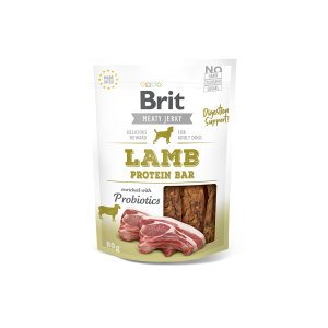 Brit Jerky Lamb Protein Bar skanėstas šunims, 80 g