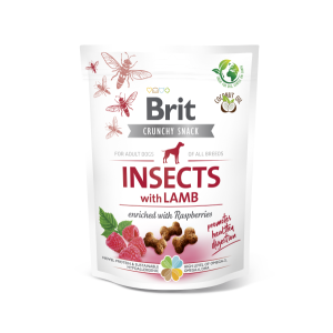Brit Care Crunchy Cracker Insects with Lamb skanėstai šunims, 200 g