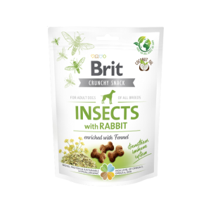 Brit Care Crunchy Cracker Insects with Rabbit skanėstai šunims, 200 g