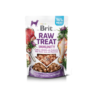 Brit Dog Raw freeze-dried Immunity Lamb&Chicken skanėstai šunims, 40 g
