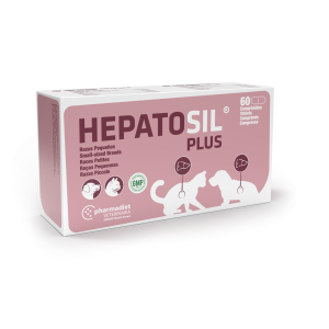 Pharmadiet Hepatosil Plus papildai šunims ir katėms tinkamai kepenų funkcijai palaikyti, 60 tablečių