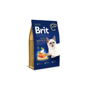 Brit Premium Cat Adult Salmon sausas maistas katėms, 0,3 kg