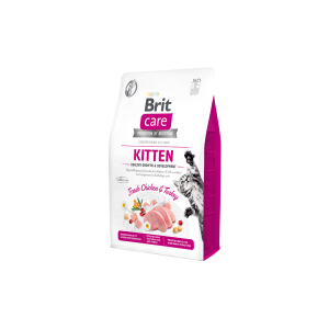 Brit Care Cat GF Kitten Healthy Growth&Development sausas maistas kačiukams, 0,4 kg
