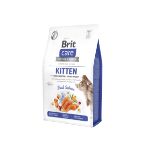 Brit Care Cat GF Kitten Gentle Digestion&Strong Immunity sausas maistas kačiukams, 0,4 kg
