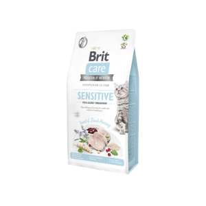 Brit Care Cat GF Insect&Fresh Herring  hipolaerginis sausas maistas katėms, 0,4 kg