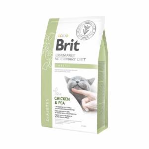 Brit GF Veterinary Diets Cat Diabetes sausas maistas diabetu sergančioms katėms, 2 kg