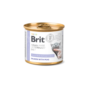 Brit GF Veterinary Diets Gastrointestinal drėgnas maistas katėms su virškinimo problemomis, 200 g