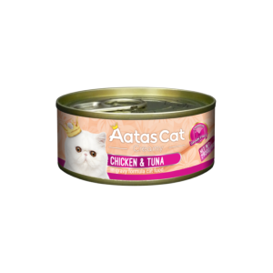 Aatas Cat Creamy Chicken&Tuna begrūdis, drėgnas maistas katėms, 80 g