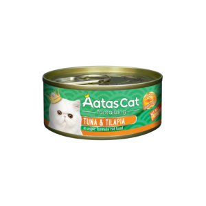 Aatas Cat Tantalizing Tuna&Tilapia begrūdis, drėgnas maistas katėms, 80 g