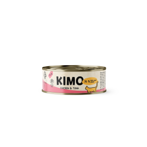 Kimo Chicken&Tuna drėgnas maistas katėms, 70 g