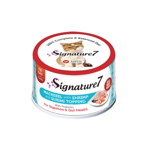Signature 7 Mackerel with Shrimp & Surimi drėgnas maistas katėms, 70 g