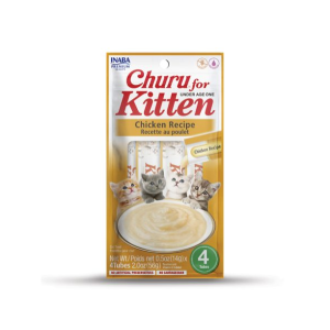 Churu Cat Kitten Chicken begrūdis skanėstas kačiukams, 56 g