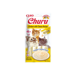 Churu Cat Chicken Cheese begrūdis skanėstas katėms, 56 g