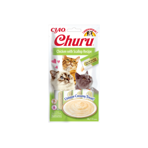 Churu Cat Chicken Scallop begrūdis skanėstas katėms, 56 g