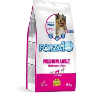 Forza10 Medium Adult Maintenance Fish sausas maistas vidutinių veislių šunims, 12,5 kg