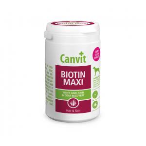 Canvit Biotin Maxi N76 papildai šunų kailio ir odos priežiūrai, 230 g