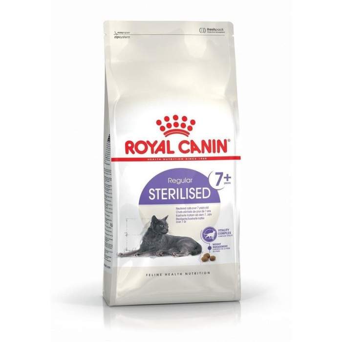 Royal Canin Sterilised 7+ sausā barība vecākiem, sterilizētiem, pieaugušiem kaķiem, 1,5 kg Royal Canin - 1