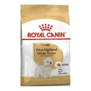 Royal Canin West Highland White Terrier Adult sausas maistas Vakarų Škotijos baltųjų terjerų veislės šunims, 0,5 kg Royal Canin 