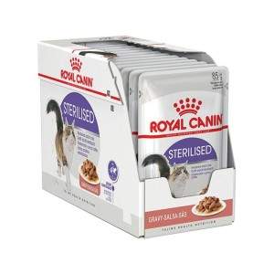 Royal Canin Sterilised Gravy konservai katėms, 12x85 g
