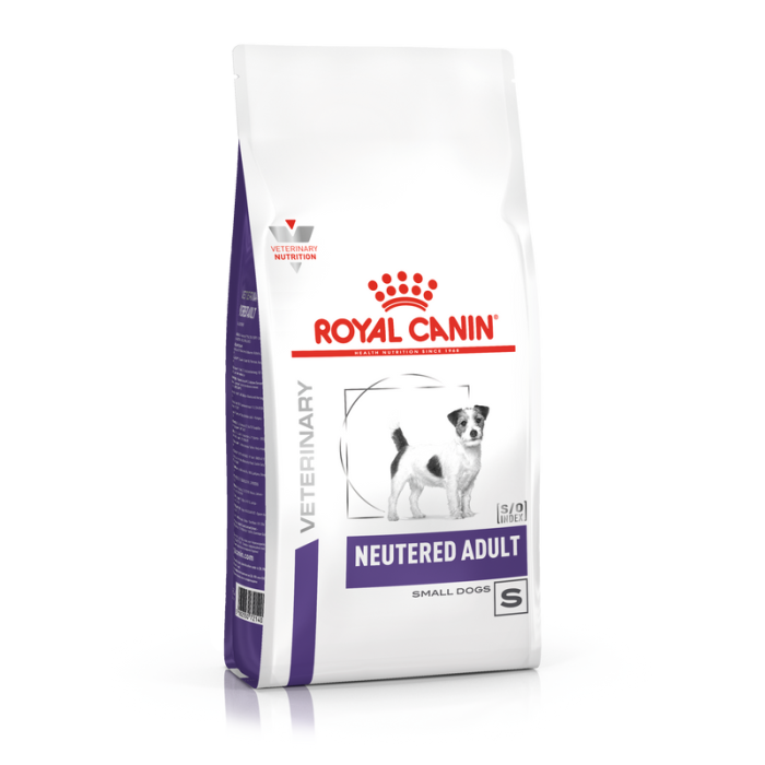 Royal Canin Veterinary Neutered Adult Small sausas maistas mažų veislių sterilizuotiems, linkusiems priaugti svorio šunims, 1,5 