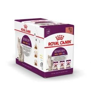 Royal Canin Sensory Smell Taste Feel Pack Gravy konservai katėms, 3x4x85 g