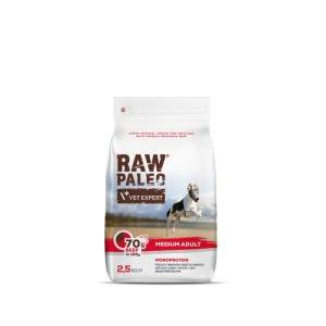 RAW Paleo Dry, Hydrodd Food for Medium Breed Dogs Beef Adult Medium with Beef Raw Paleo - 1