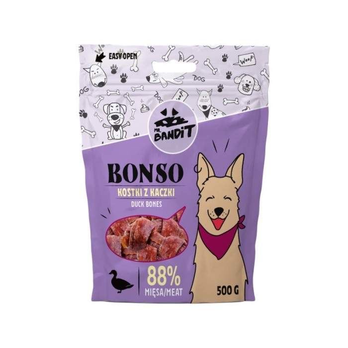 Mr. Bandit Bonso duck bones treat for dogs, 500 g Mr. Bandit - 1