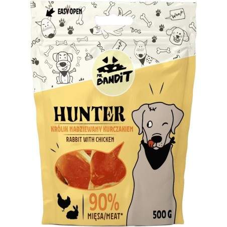 Mr. Bandit Hunter treats for dogs - rabbit ears with chicken, 500g Mr. Bandit - 1