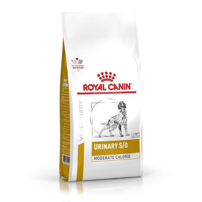 Royal Canin Veterinary Urinary S/O Moderate Calorie sausā barība suņiem ar noslieci uz svara pieaugumu un ar urīnceļu problēmām,